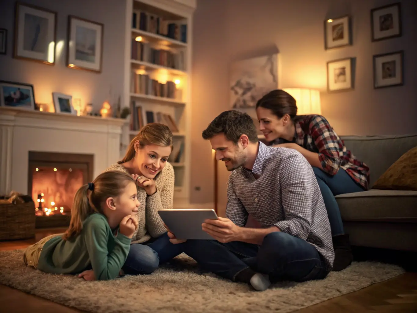 A scene from 'Never Close Enough' depicting a co-parenting session, with parents and a child engaged in a discussion, emphasizing communication and understanding.